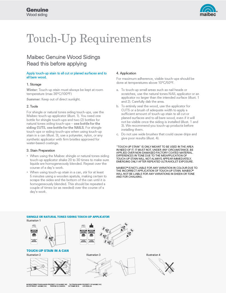 Maibec Touch-Up Requirements-PDF
