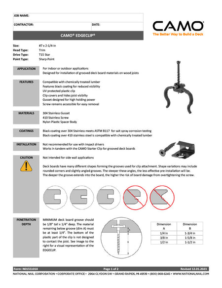 CAMO EDGE Clip-PDF