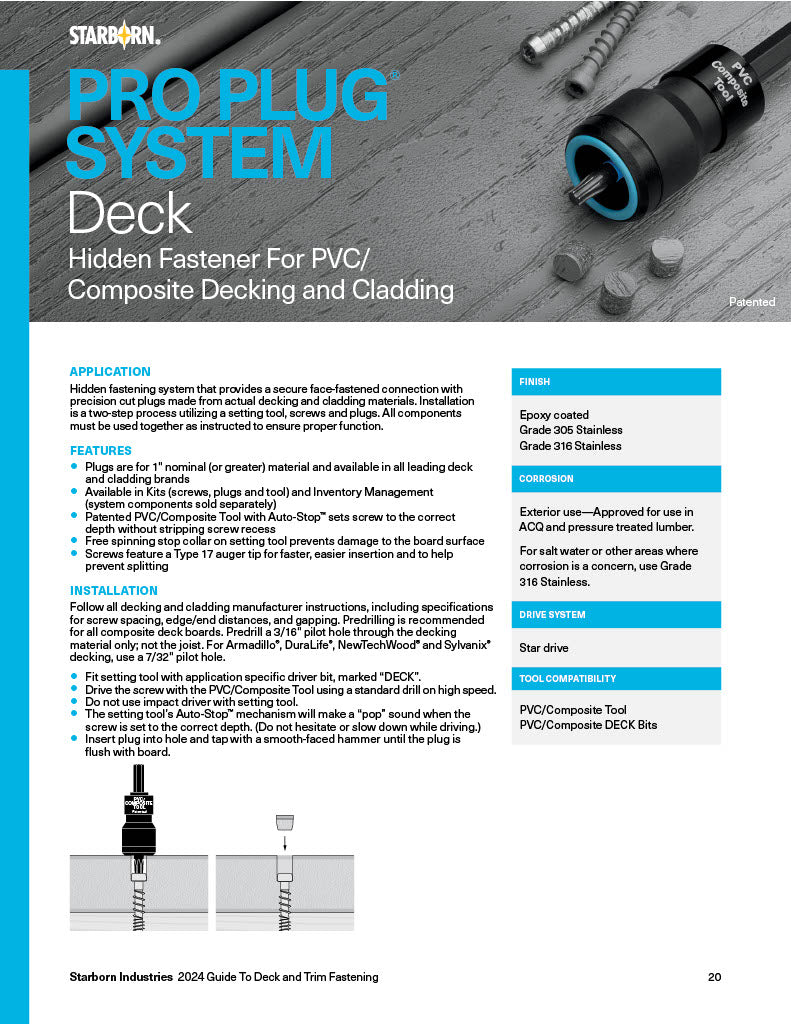 Starborn Pro Plug System Deck-PDF