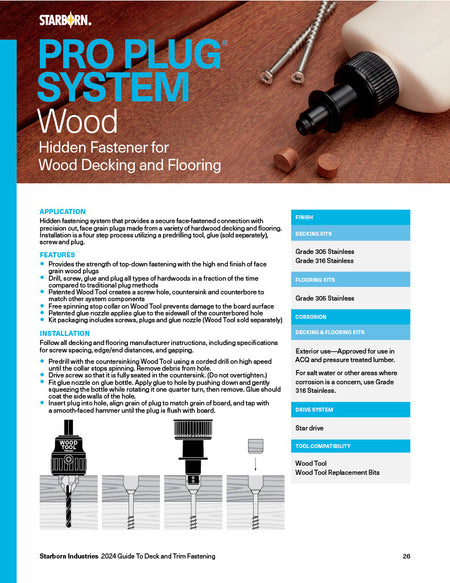 Starborn Pro Plug System Wood-PDF