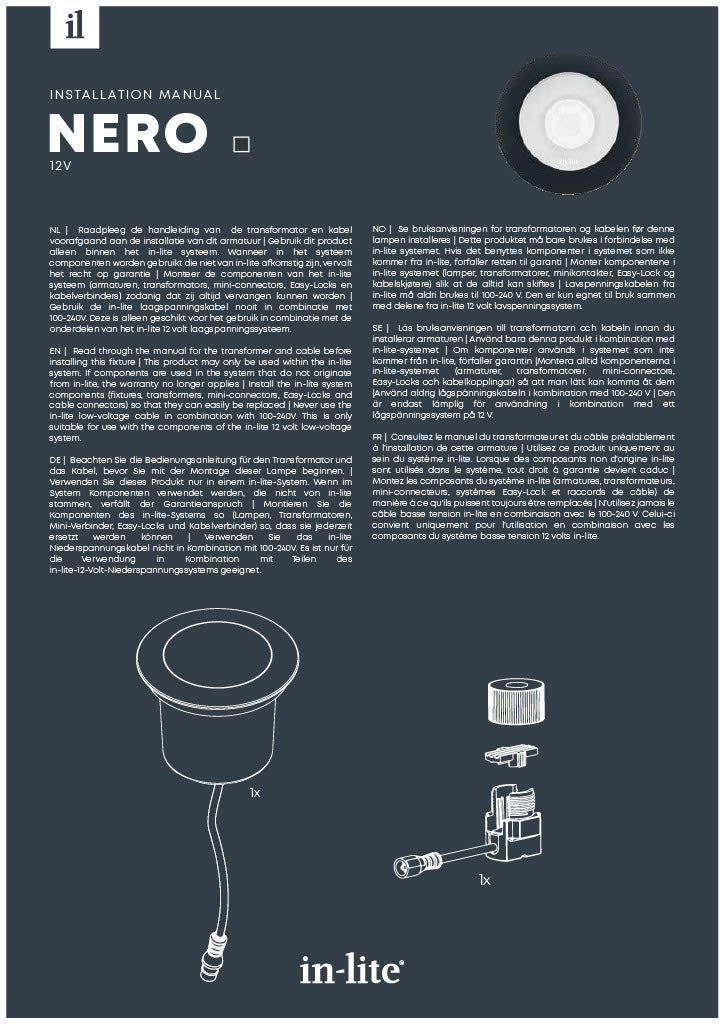 in-lite Nero Installation Manual-PDF
