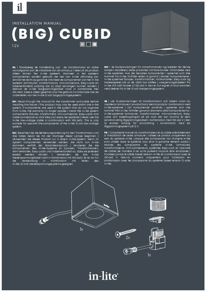 in-lite Big Cubid Installation Manual-PDF