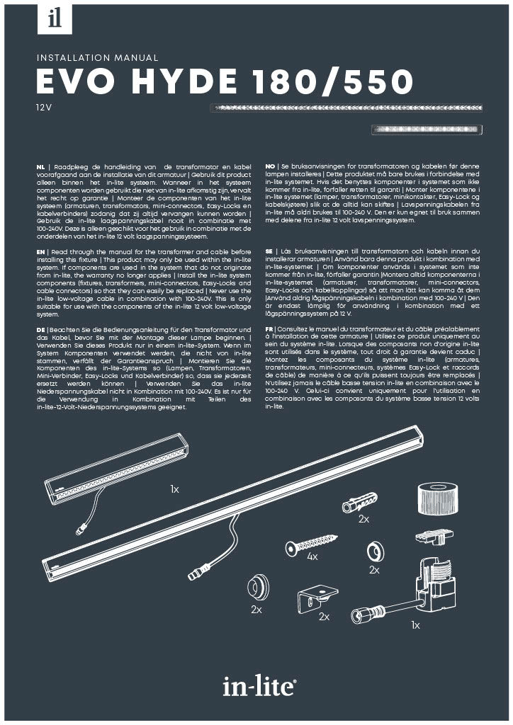 in-lite Evo Hyde Installation Manual-PDF