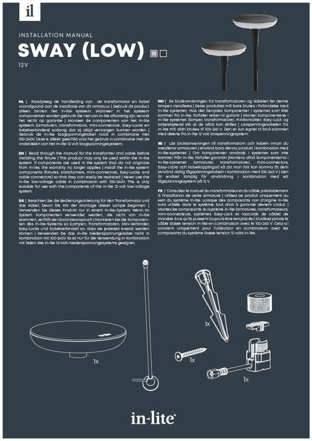 in-lite Sway Low Installation Manual-PDF