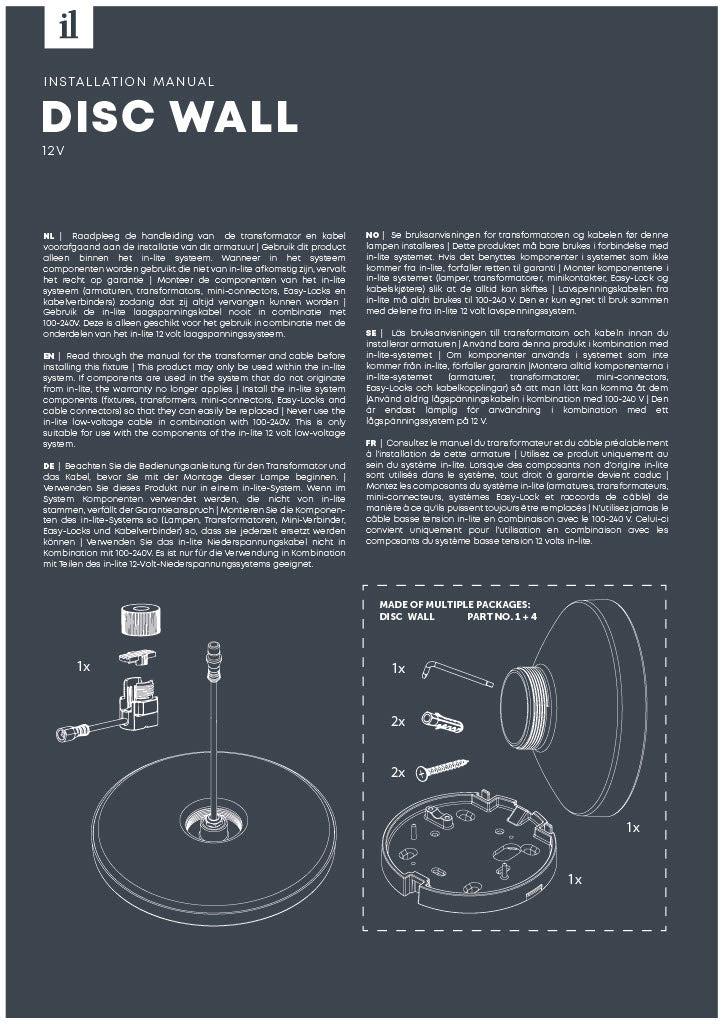 in-lite Disc Wall Installation Manual – DeckMart Building Supplies