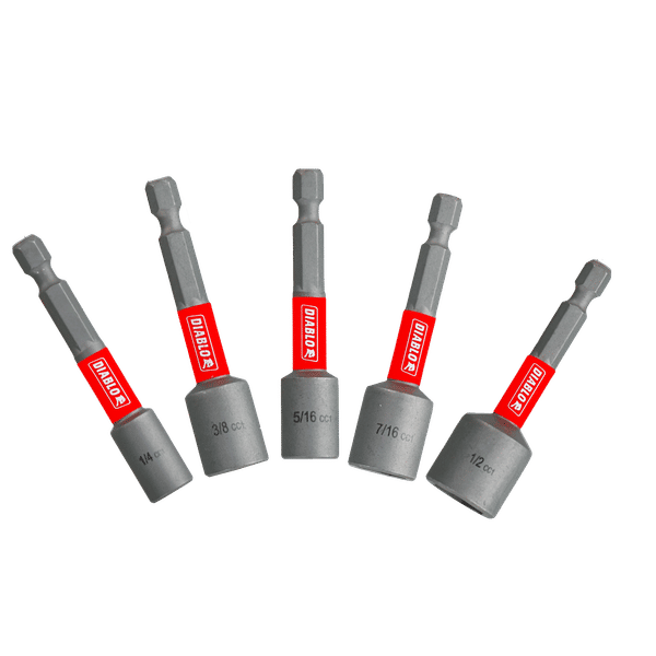 Diablo Magnetic Nut Driver Assorted Pack-2-9/16in