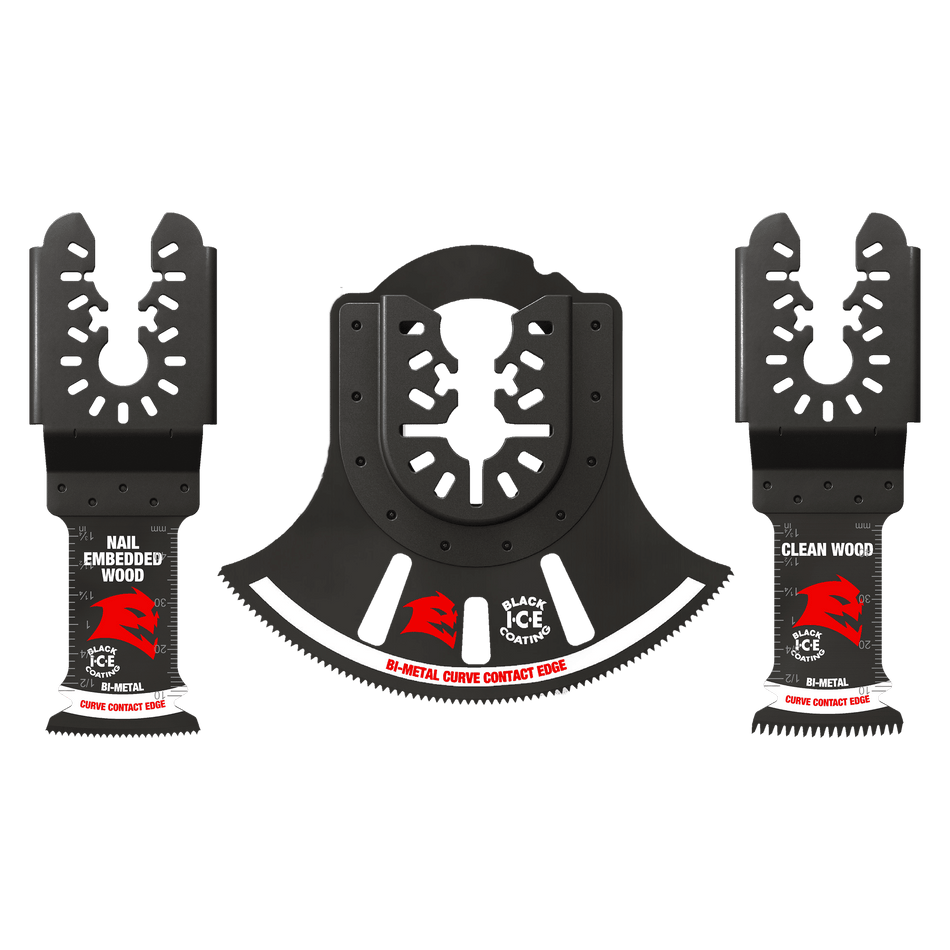 Diablo 3 pc Universal Fit Bi-Metal Oscillating Blade Set