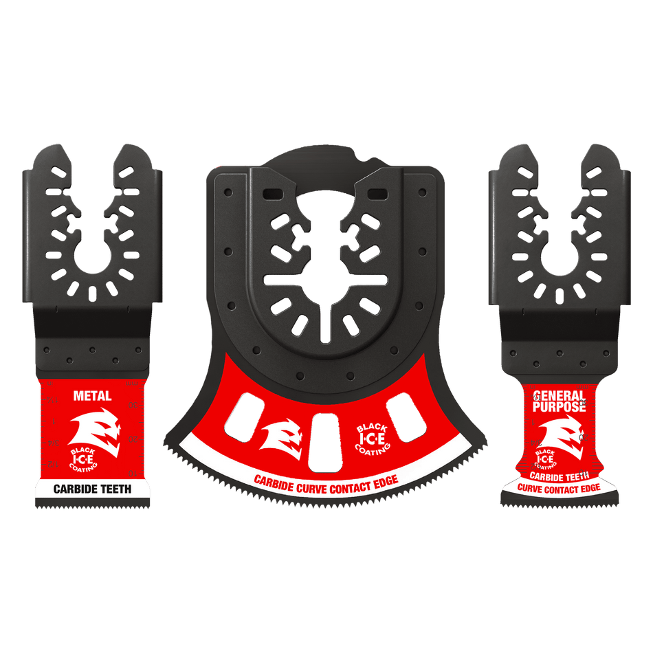 Diablo 3 pc Universal Fit Carbide Oscillating Blade Set