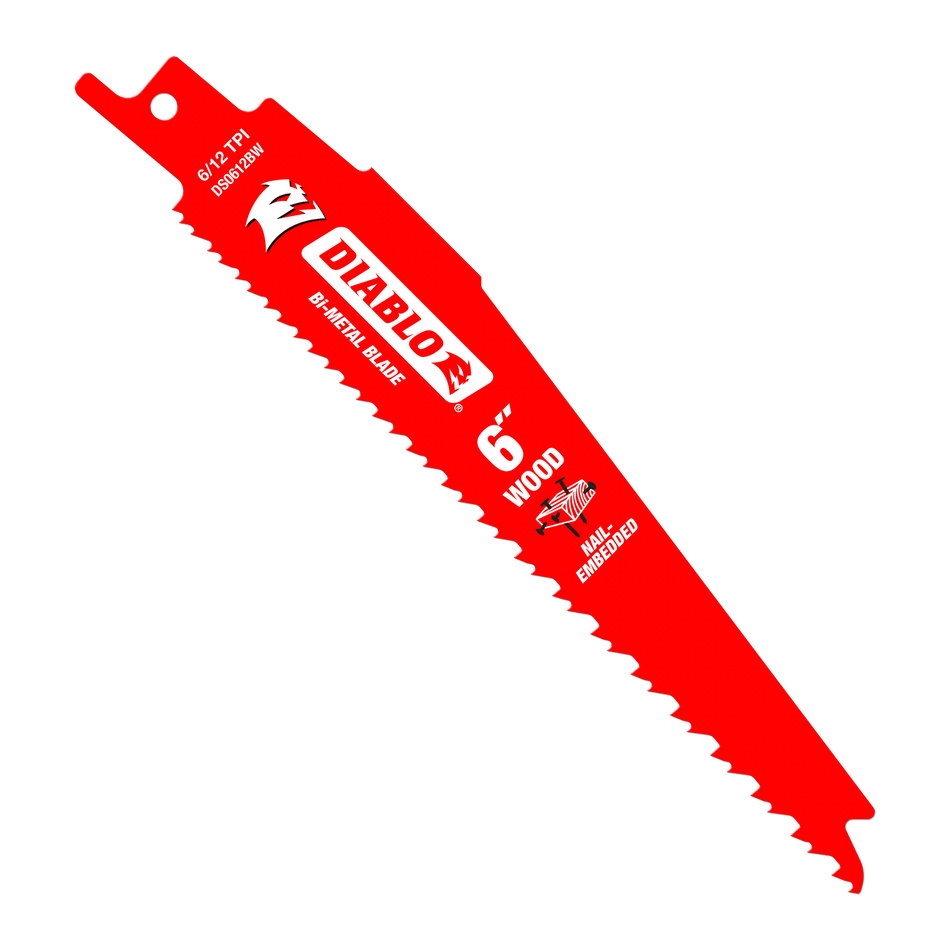 Diablo Reciprocating Saw Blades for Nail-Embedded Wood