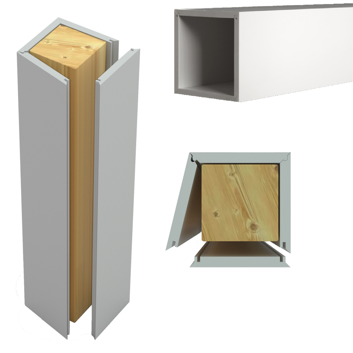 External Column Wraps Azek Exterior Column Wraps – DeckMart Building Supplies