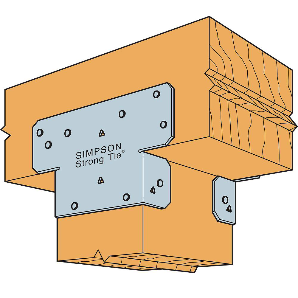 Simpson Ac Simpson Strong-Tie AC Adjustable Post Cap – DeckMart Building Supplies
