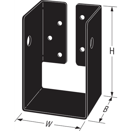 Simpson Strong-Tie APHH Concealed-Flange Heavy Joist Hanger