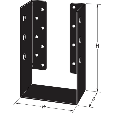 Simpson Strong-Tie APHH Concealed-Flange Heavy Joist Hanger