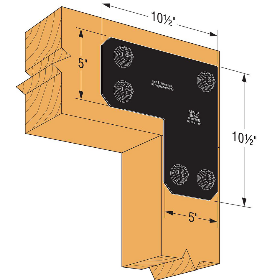 Simpson Strong-Tie APVL L Strap Tie