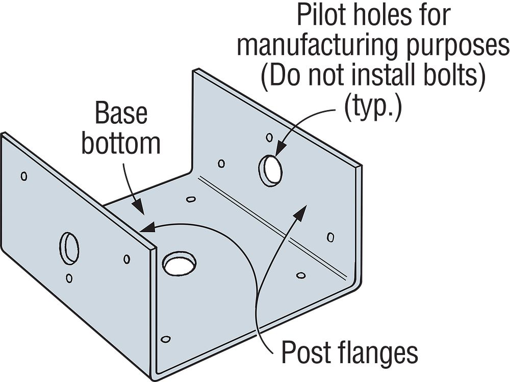 Simpson Strong-Tie BC Post Base – DeckMart Building Supplies