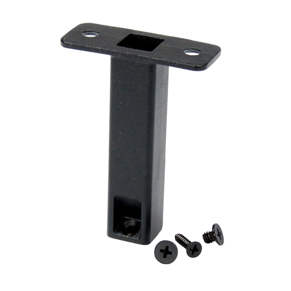 Fortress AL13 I-support for PV Glass Balusters-Black Sand