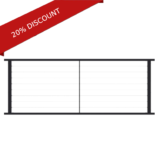 Fortress FE26 Horizontal Cable Rail 40" Panel