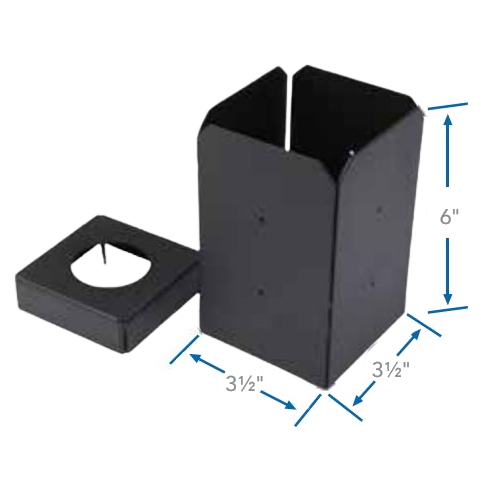 Fortress Evolution Post to Pier bracket-3.5inx3.5in
