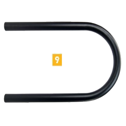 Fortress Round ADA Handrail End Loop 180 Degree