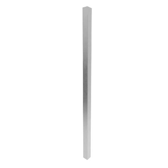 Fortress AL13 Home Blank post (Fascia mount)-Matte White-55in-3inx3in