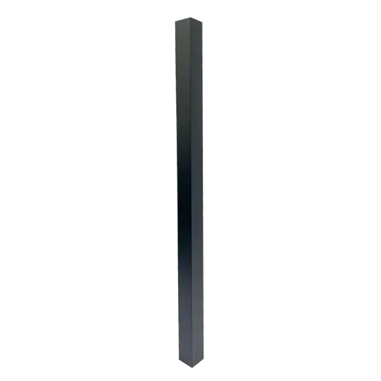 Fortress AL13 Home Blank post (Fascia mount)-Black Sand-49in-2inx2in