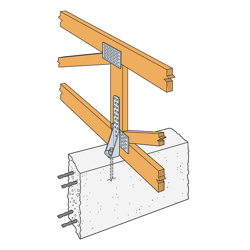 Htt4 Simpson Simpson Strong-Tie HTT Heavy Tension Tie – DeckMart Building Supplies
