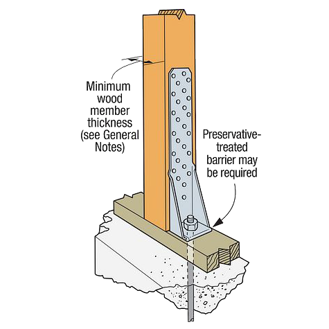 Simpson Strong Tie Htt Heavy Tension Tie Deckmart Building Supplies