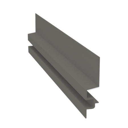 Light Trim 5/16in Panel Double Horizontal Trim H002 | Shadow Collection-Aged Pewter 54 (JH)