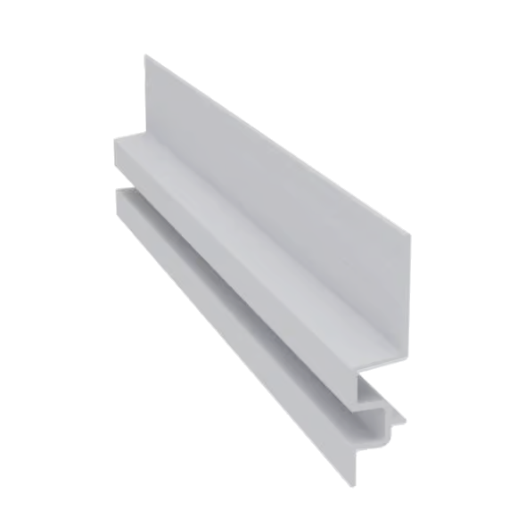 Light Trim 5/16in Panel Double Horizontal Trim H002 | Shadow Collection-Arctic White 67 (JH)