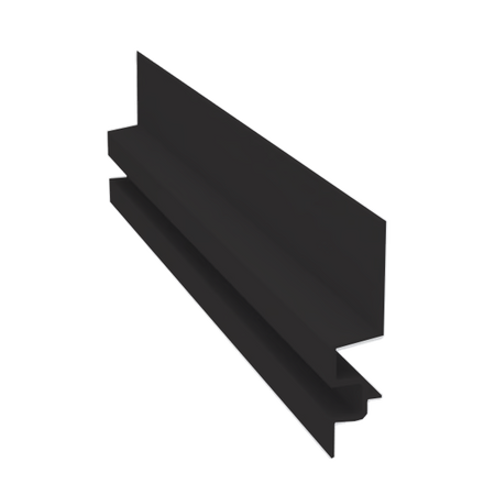 Light Trim 5/16in Panel Double Horizontal Trim H002 | Shadow Collection-Midnight Black 95 (JH)