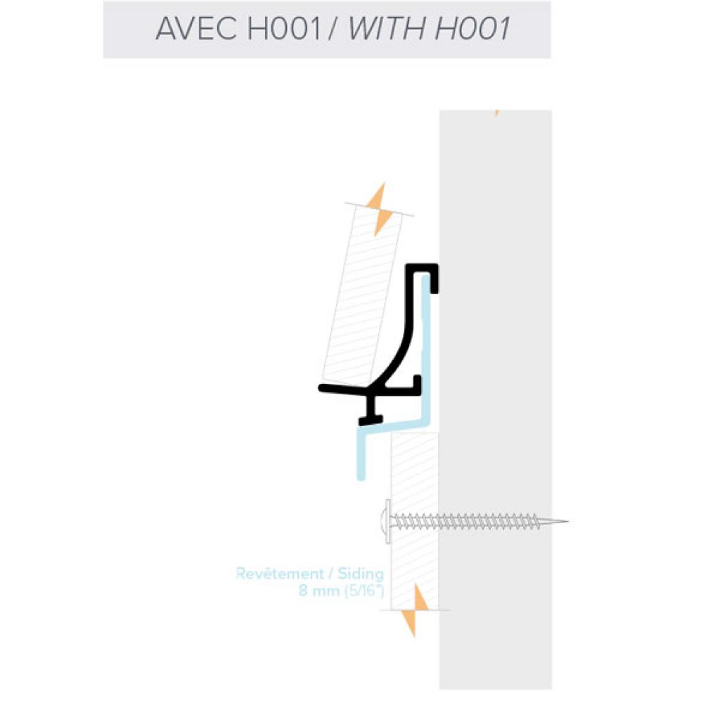 Light Trim 5/16in Panel Horizontal Trim H100 | Bold Collection-Aged Pewter 54 (JH)