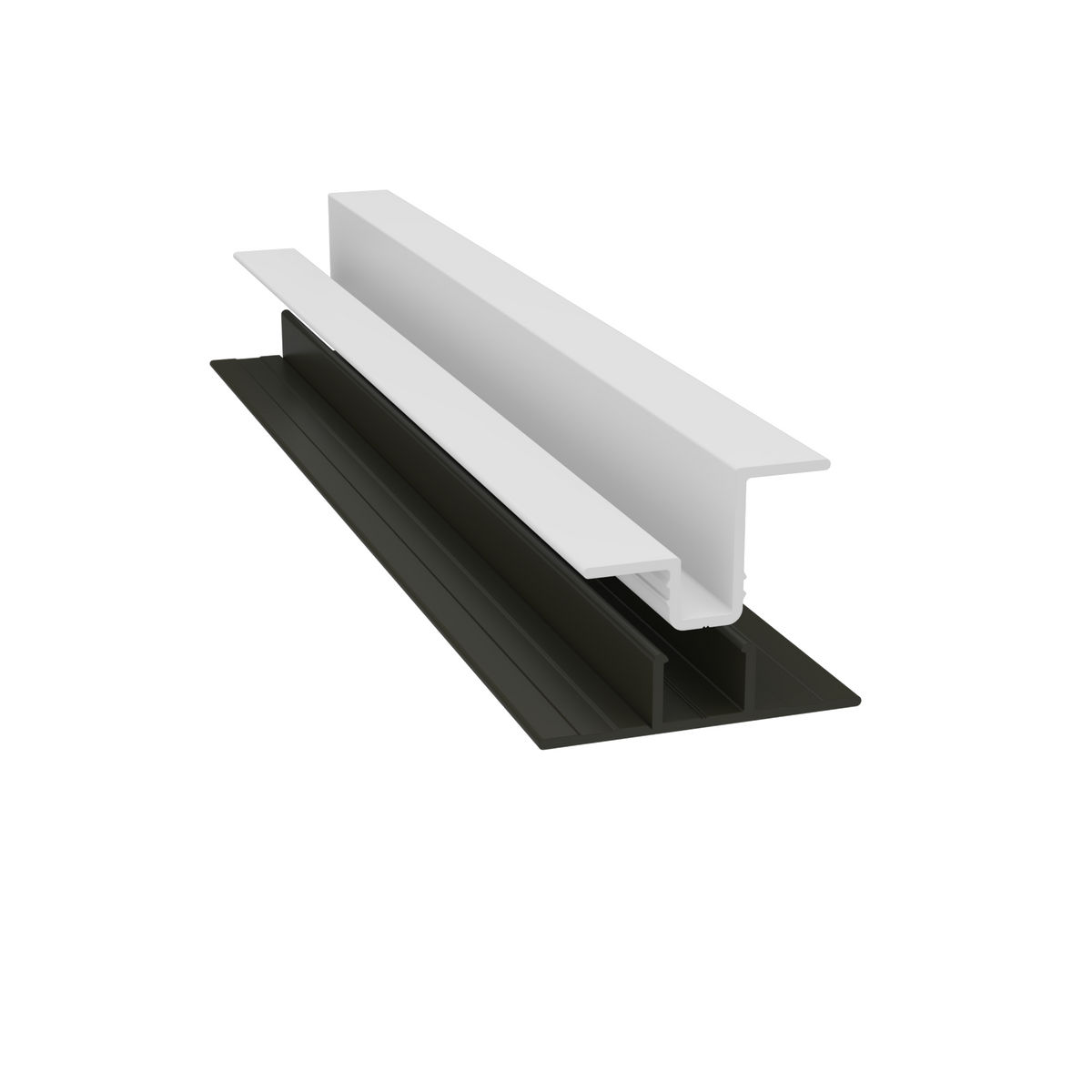 Light Trim 5/16in Panel & 3/4 lap 2-piece Vertical Clip V920XL | Shadow XL Collection-Arctic White 67 (JH)
