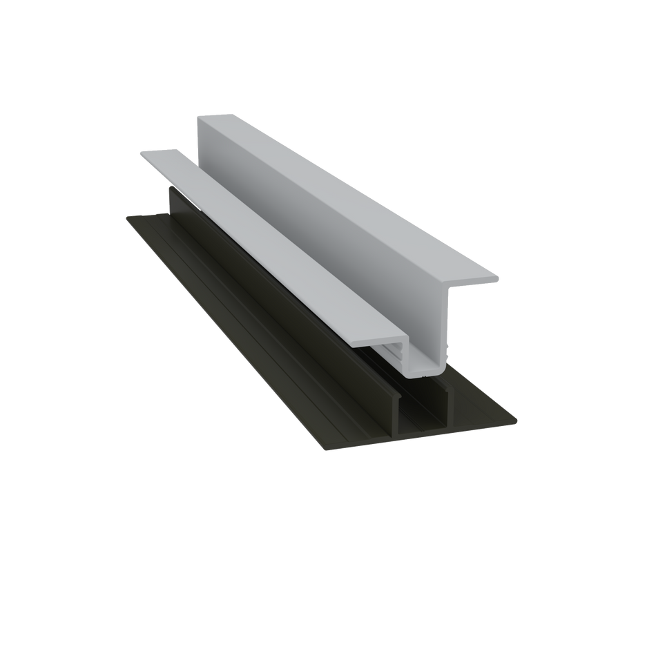 Light Trim 5/16" Panel & 3/4 lap 2-piece Vertical Clip V920XL | Shadow XL Collection