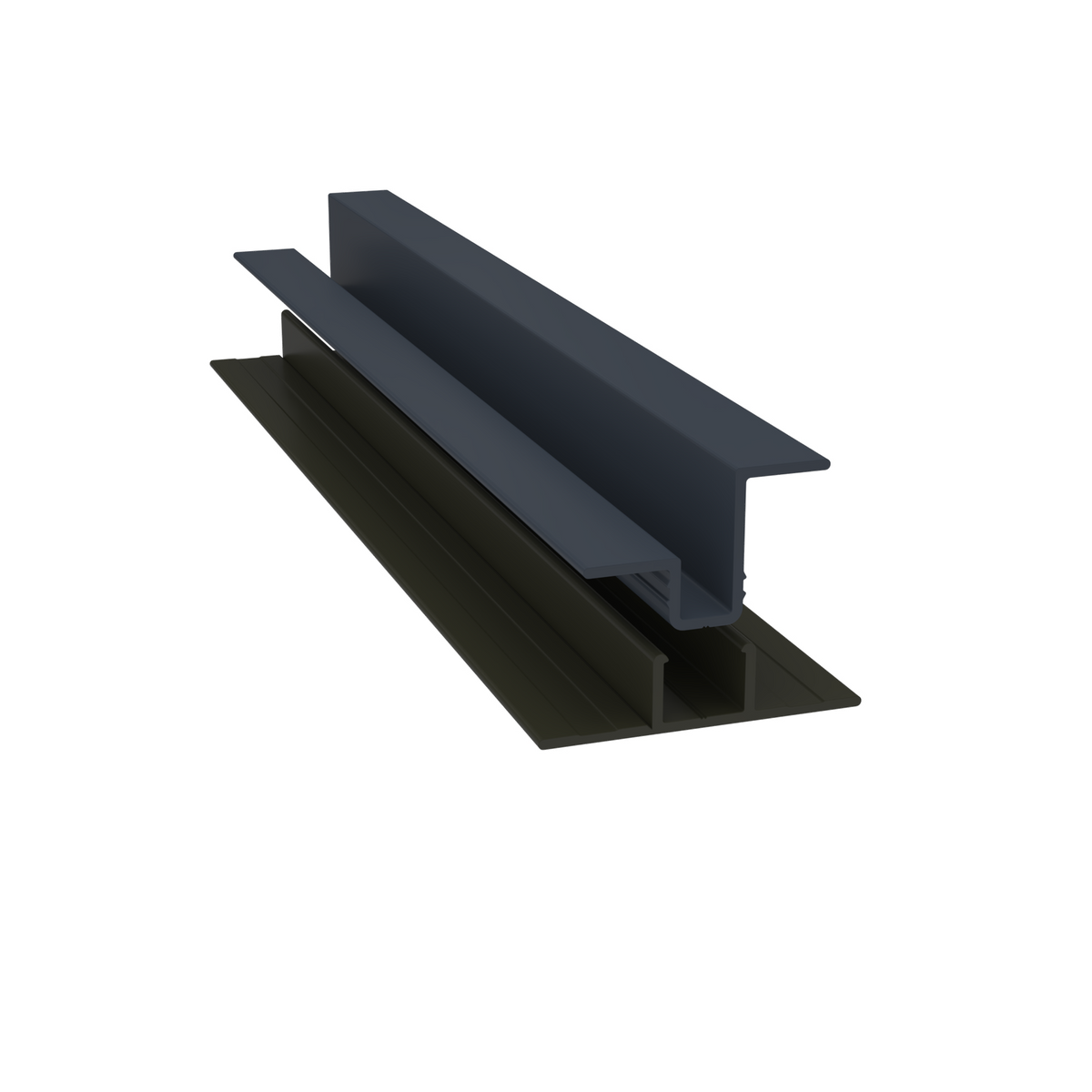 Light Trim 5/16in Panel & 3/4 lap 2-piece Vertical Clip V920XL | Shadow XL Collection-Deep Ocean 53 (JH)