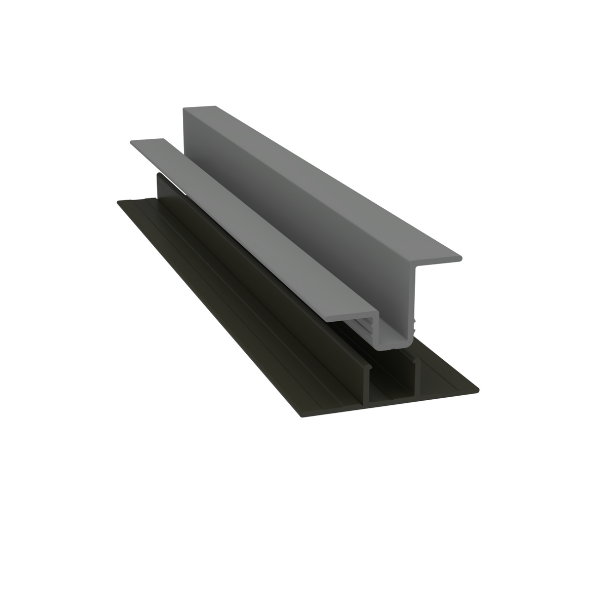 Light Trim 5/16in Panel & 3/4 lap 2-piece Vertical Clip V920XL | Shadow XL Collection-Gray Slate 51 (JH)