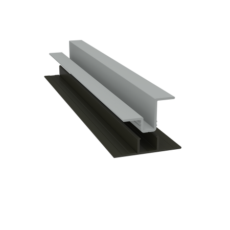 Light Trim 5/16in Panel & 3/4 lap 2-piece Vertical Clip V920XL | Shadow XL Collection-Light Mist 84 (JH)
