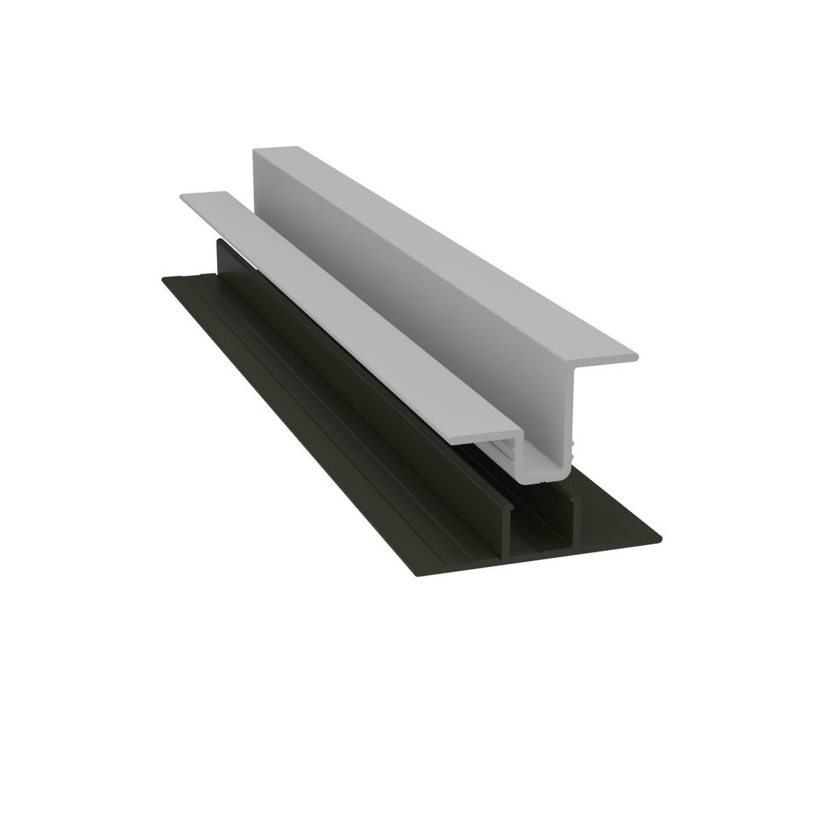 Light Trim 5/16in Panel & 3/4 lap 2-piece Vertical Clip V920XL | Shadow XL Collection-Pearl Gray 48 (JH)