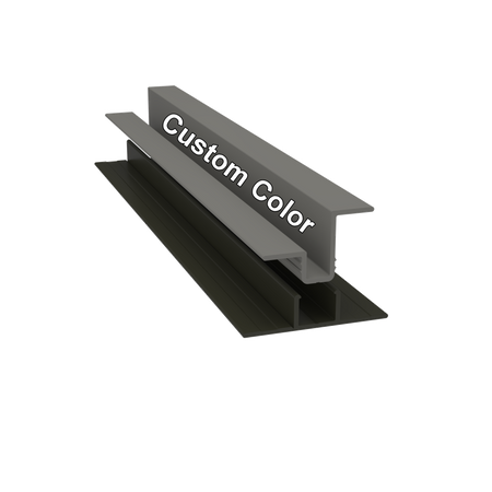 Light Trim 5/16in Panel & 3/4 lap 2-piece Vertical Clip V920XL | Shadow XL Collection-Custom Color