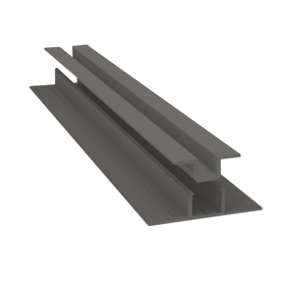 Light Trim 5/16in Panel 2-piece Vertical Trim V099 | Shadow Collection-Aged Pewter 54 (JH)