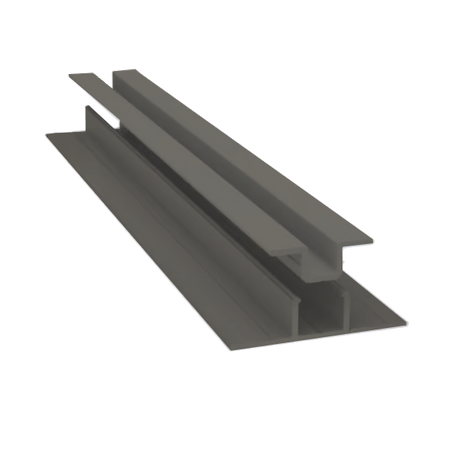 Light Trim 5/16in Panel 2-piece Vertical Trim V099 | Shadow Collection-Aged Pewter 54 (JH)