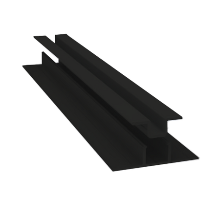 Light Trim 5/16in Panel 2-piece Vertical Trim V099 | Shadow Collection-Iron Gray 92 (JH)