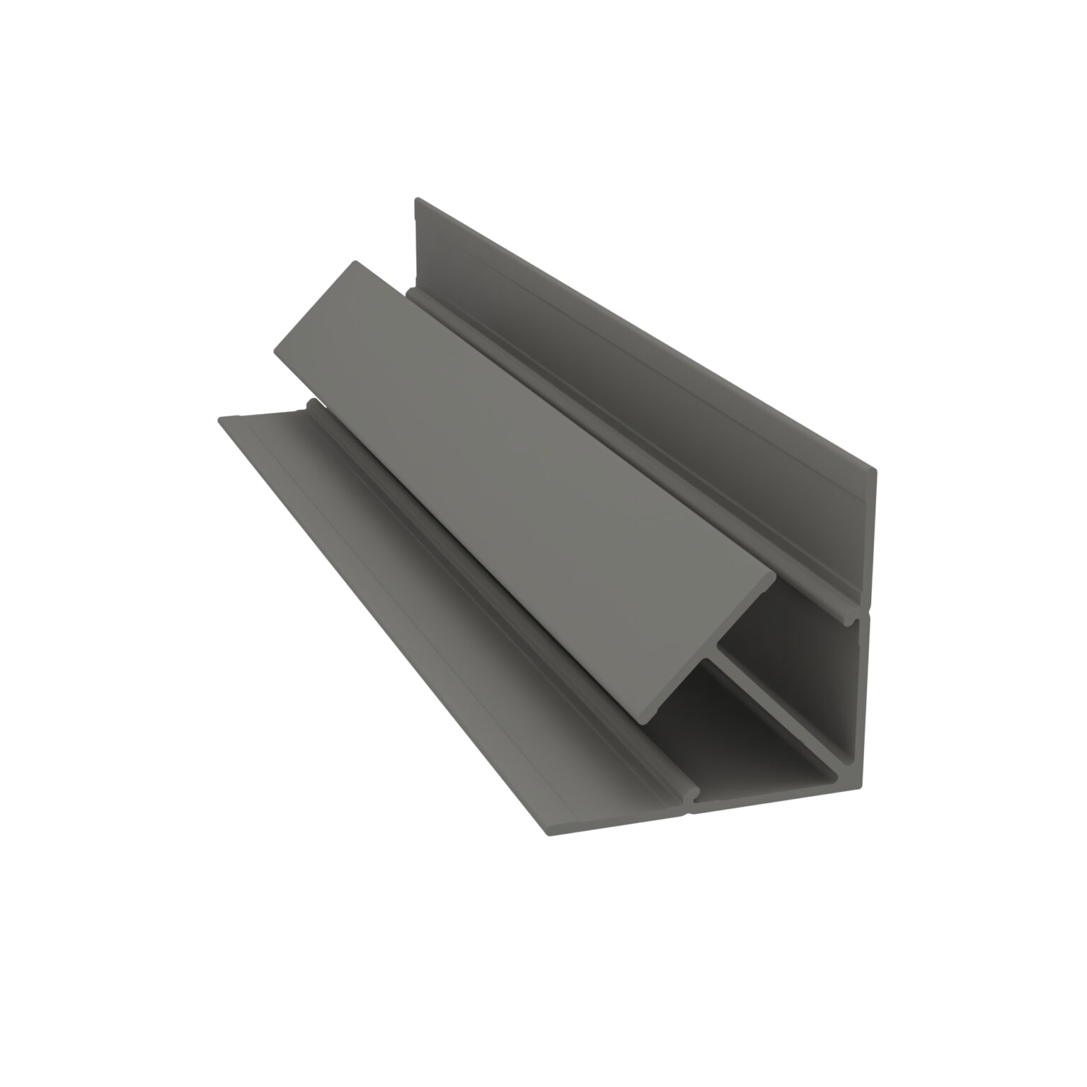 Light Trim 5/16in Panel Interior Corner Trim V195 | Bold Collection-Aged Pewter 54 (JH)