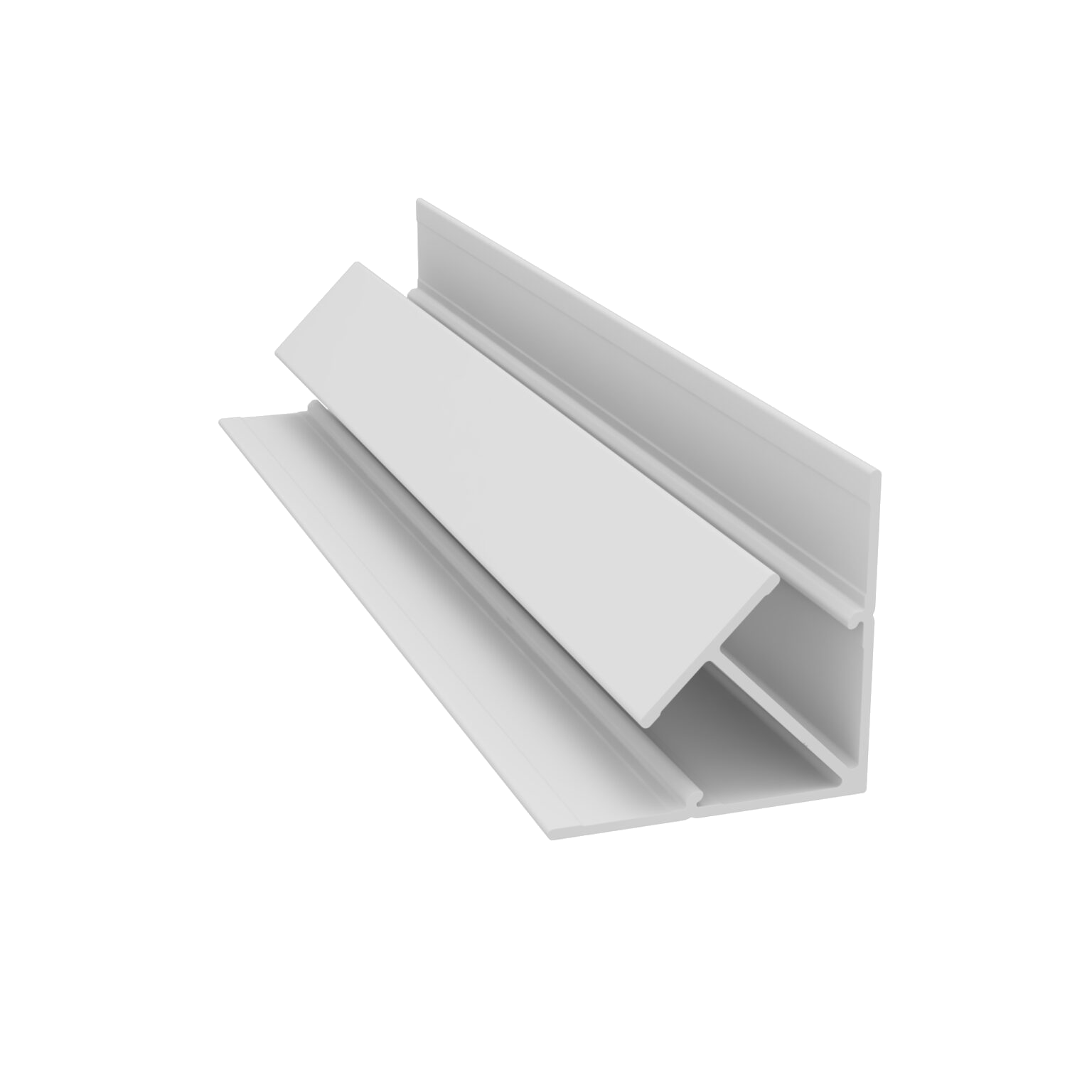Light Trim 5/16in Panel Interior Corner Trim V195 | Bold Collection-Arctic White 67 (JH)
