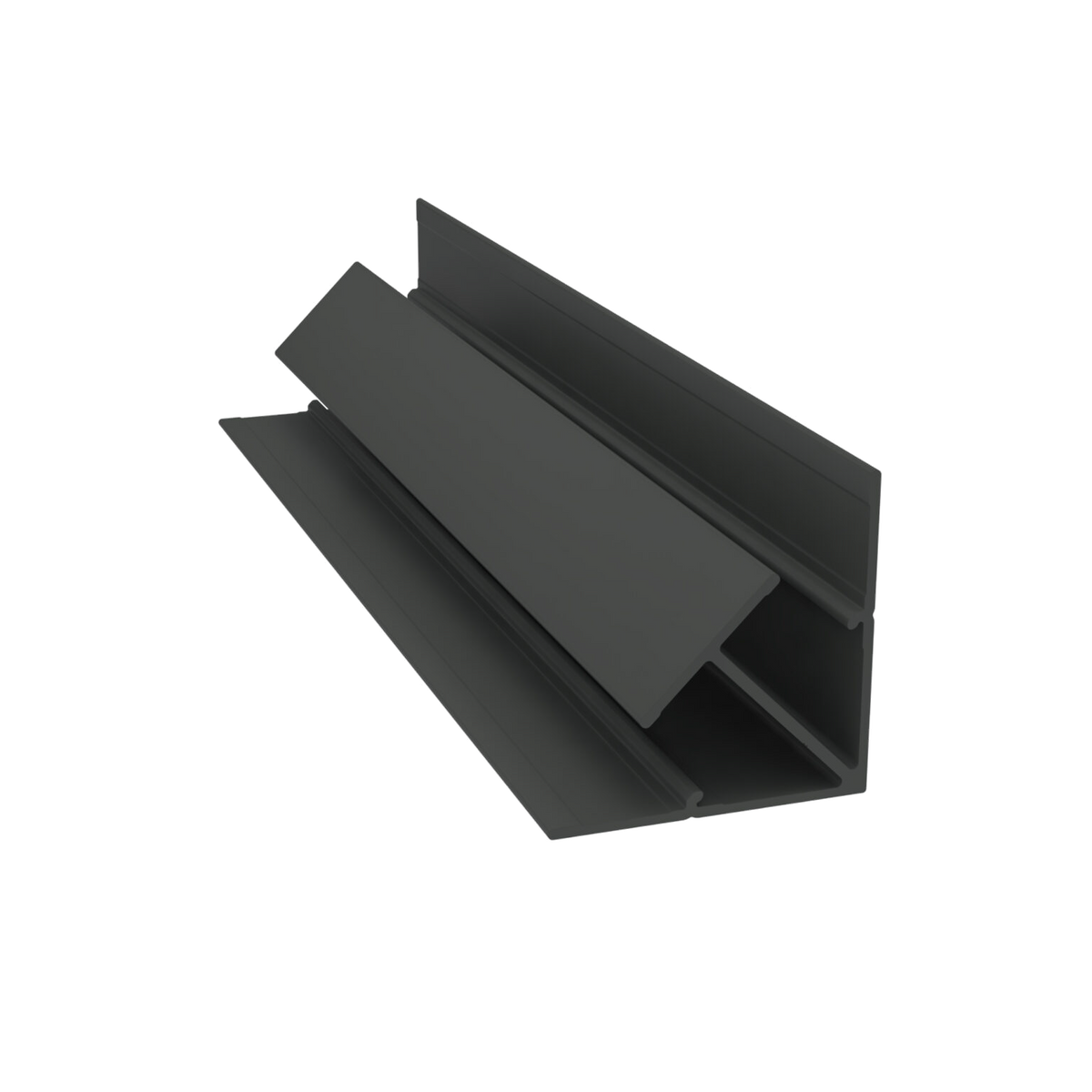 Light Trim 5/16in Panel Interior Corner Trim V195 | Bold Collection-Iron Gray 92 (JH)