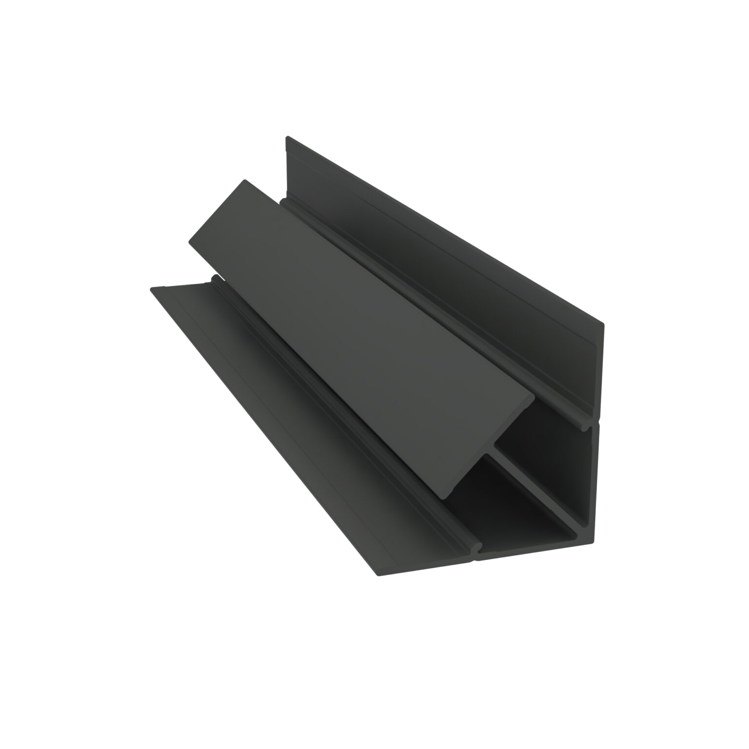 Light Trim 5/16in Panel Interior Corner Trim V195 | Bold Collection-Iron Gray 92 (JH)
