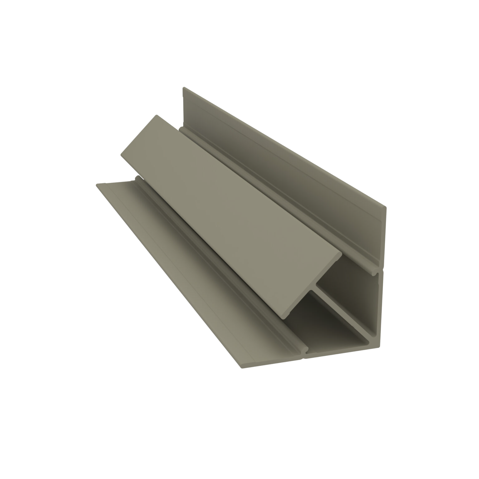 Light Trim 5/16in Panel Interior Corner Trim V195 | Bold Collection-Monterey Taupe 76 (JH)