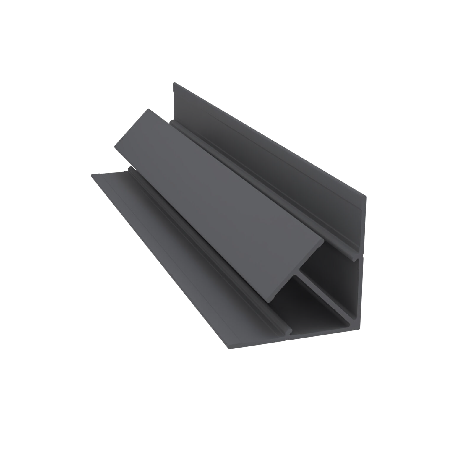 Light Trim 5/16in Panel Interior Corner Trim V195 | Bold Collection-Night Gray 49 (JH)