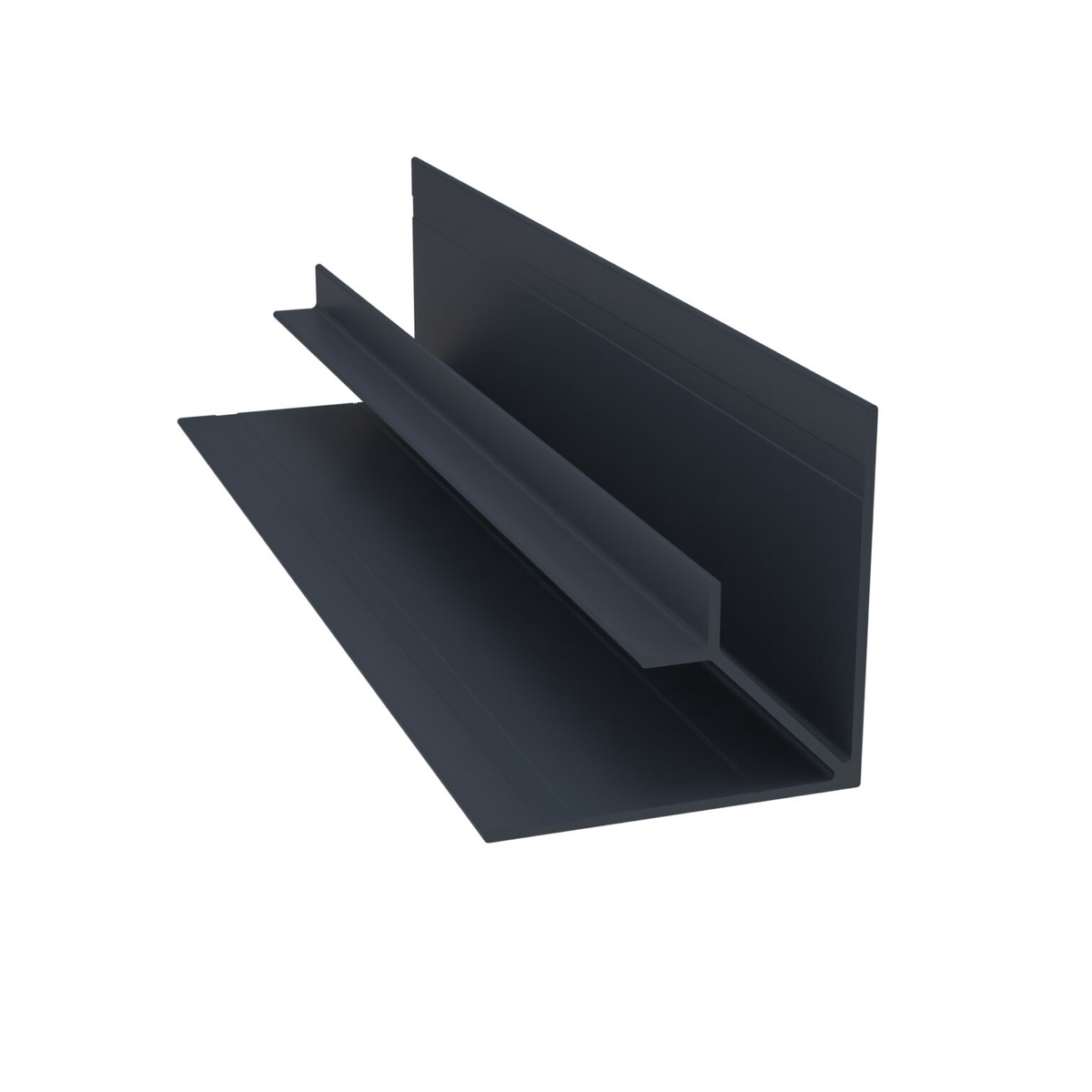 Light Trim 3/4in Lap Siding Inside Corner V225-Gray Slate 51 (JH)