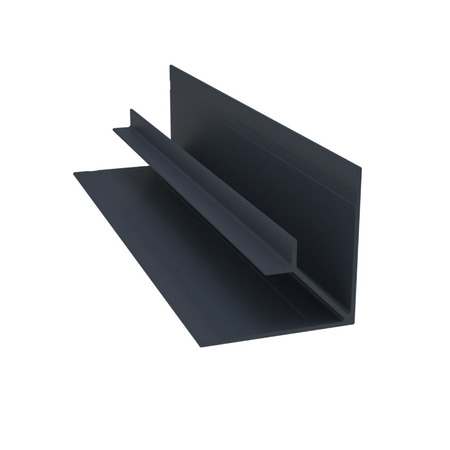 Light Trim 3/4in Lap Siding Inside Corner V225-Gray Slate 51 (JH)