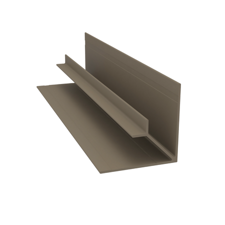 Light Trim 3/4in Lap Siding Inside Corner V225-Midnight Black 95 (JH)